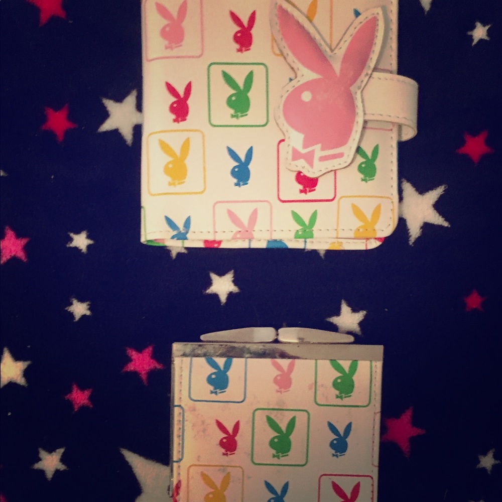 Two cute small playboy wallets